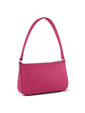 Lazarotti Bologna Leather Pochette Schultertasche Leder 22 cm hot pink