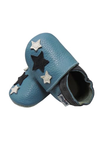 Yalion Baby Krabbelschuhe 3-Sterne in Blau