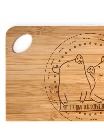 Mr. & Mrs. Panda Brett Schwein Geschwister mit Spruch in Braun