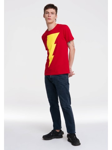 Logoshirt T-Shirt Shazam Logo in rot