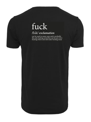 Mister Tee Mister Tee Herren FCK Tee in black