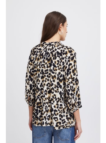 ICHI IHMarrakech regular fit in Tannin Leo Aop