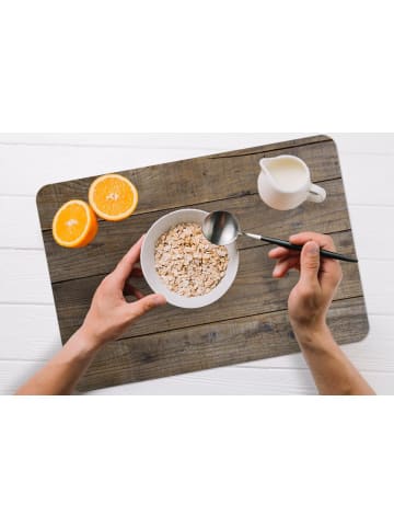 MuchoWow Platzset - Tischset (6-teilig)  Braun