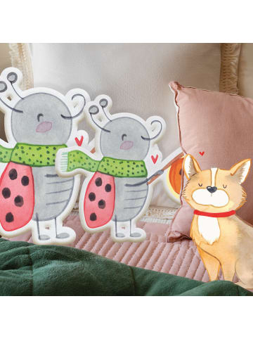 Mr. & Mrs. Panda Kuschelkissen Smörle Laterne ohne Spruch in Weiß