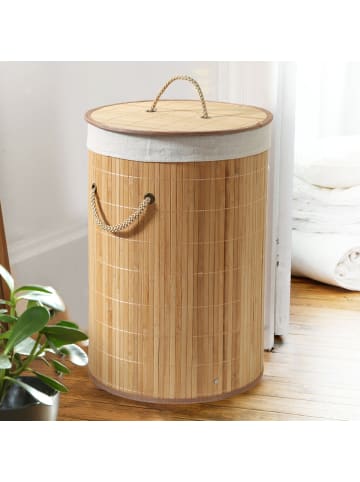 CALICOSY Waschekorb 22173 in Helles - (W)40 x (H)50 x (L)40 cm