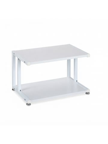 relaxdays Druckerständer in Weiß - (B)45 x (H)28 x (T)28 cm