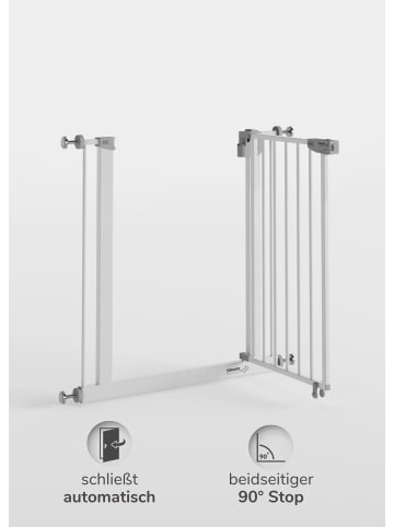 Sämann Sämann Türschutzgitter & Treppenschutz, Tür mit 90° Stop, ohne Bohren