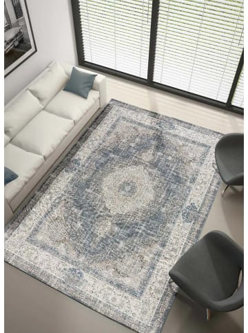 Atticgo Flachgewebe-Teppich NEILA in grau