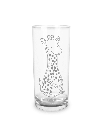 Mr. & Mrs. Panda Tumbler Giraffe Zufrieden ohne Spruch in Transparent