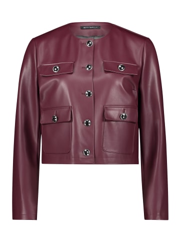 Betty Barclay Blazer-Jacke langarm in Dark Aubergine