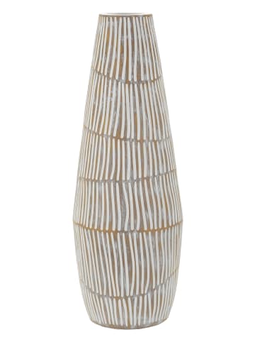 Mauro Ferretti Beige Harzvase Ø 17x47