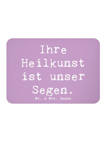 Mr. & Mrs. Panda magnet Spruch Arzt Segen mit Spruch in Lavendeltraum