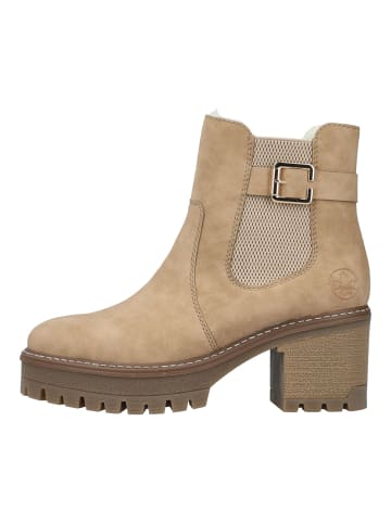 rieker Stiefelette in Beige/Braun