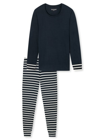 Schiesser 2 in 1 Pullover für Damen in dunkel-blau