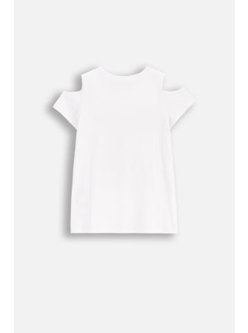 Coccodrillo T-Shirt mit kurzem Ärmel in weiß