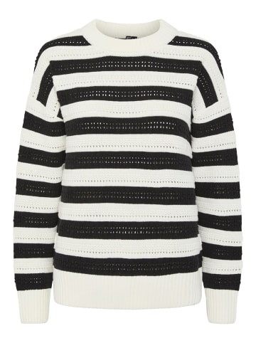 Pieces Strickpullover in Cloud Dancer