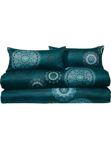 Erwin Müller Single-Jersey Bettwäsche Sparpaket 4-tlg. in petrol