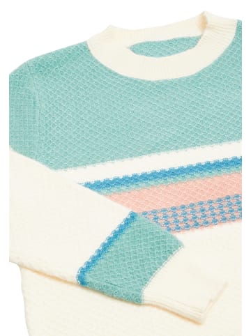 VIRITA Women Strickpullover in Grün Mehrfarbig