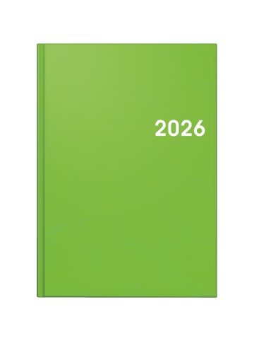 BRUNNEN Buchkalender 795 A5 1 Tag/Seite Balacron-Einband hellgrün 2026