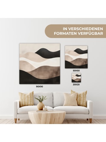 MuchoWow Leinwand Bilder Cappuccino