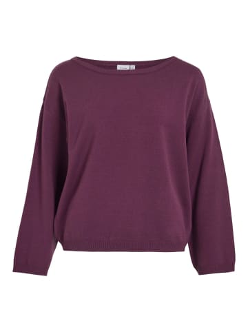 Vila Strickpullover in Burgundy