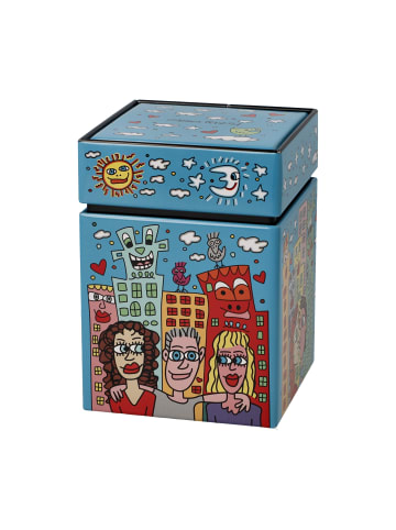 Goebel Teedose " James Rizzi Summer in the City " in Bunt