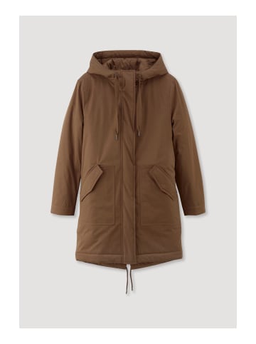 Hessnatur Parka in dunkel camel