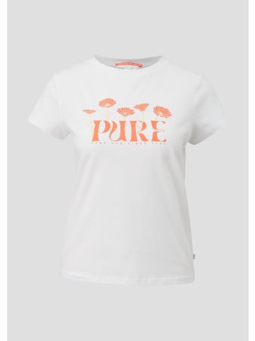 QS T-Shirt in 01D1_weiß