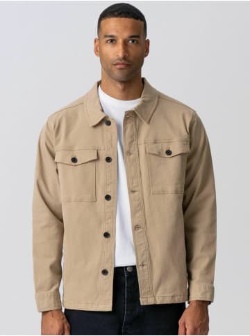 TeeShoppen Hemd Twill Overshirt in Sand