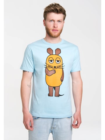 Logoshirt T-Shirt Die Sendung mit der Maus - Maus in hellblau