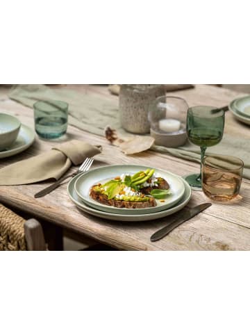 like. by Villeroy & Boch 6er Set Basic-Set Perlemor Alga grün in grün
