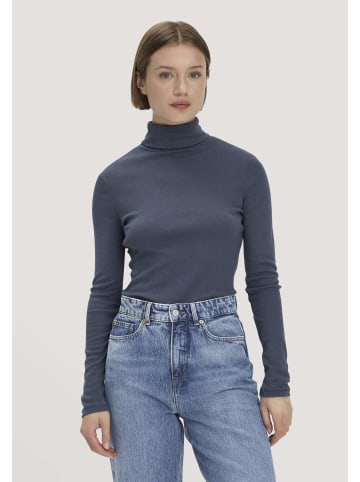 Hessnatur Softrib Longsleeve in graphitblau