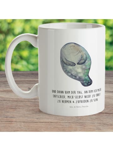 Mr. & Mrs. Panda Pott Seekuh Happy mit Spruch in Weiß