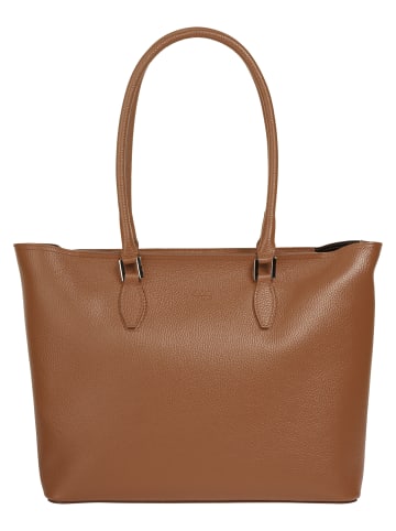 Cluty Shopper echt Leder in cognac