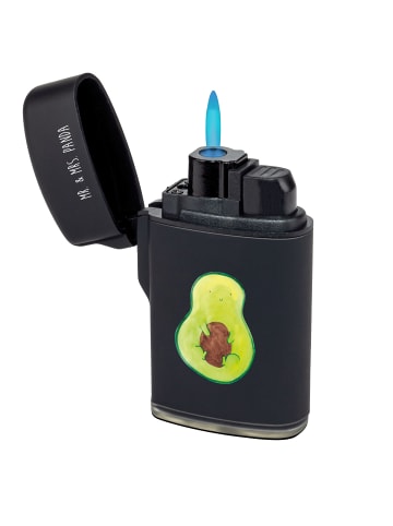 Mr. & Mrs. Panda sturmfeuerzeug Avocado Kern ohne Spruch in Schwarz