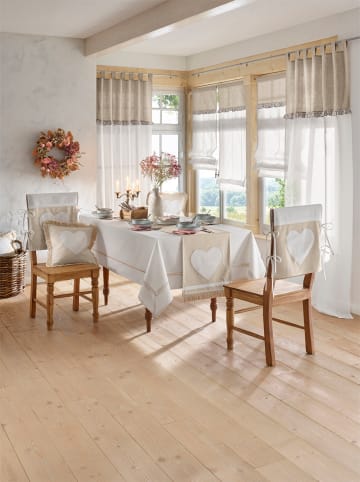 Heine Kissenhülle in natur-weiß