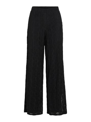 Vila Hose mit weitem Bein in Black Beauty