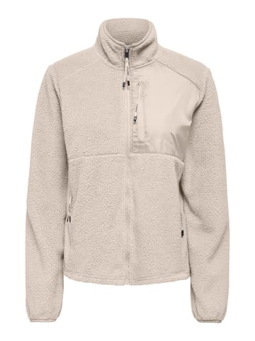 Only Play Fleece Sweatshirt in Pumice Stone 1