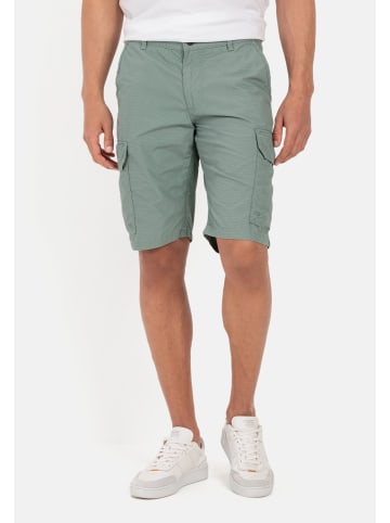 Camel Active Regular Fit Cargo Shorts mit Minimal Print in Türkis