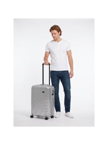 Pack Easy Flow 4 Rollen Trolley M 66 cm silver