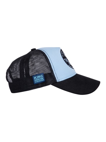 King Kerosin King Kerosin Trucker Cap F*ck The F*cking Rules in blau