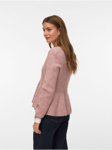 Vero Moda Strickjacke in Adobe Rose
