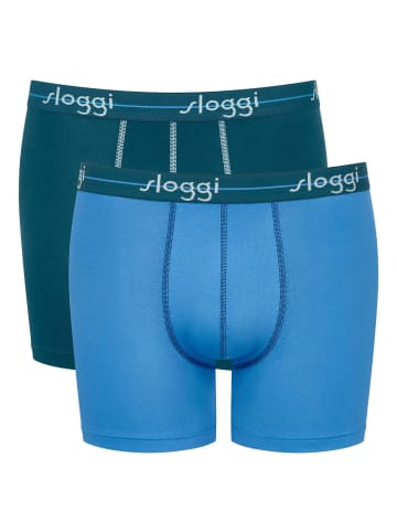 Sloggi Boxershort 2er Pack in Blau