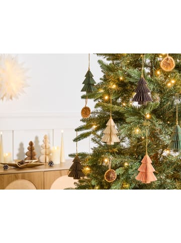 Beliani 20er-Set Weihnachtsbaumkugeln GUDENA in Bunt