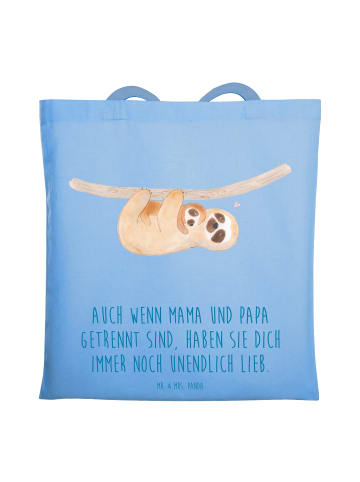 Mr. & Mrs. Panda Schultasche Trennung von den Eltern mit Spruch in Sky Blue