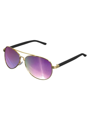 MSTRDS Sonnenbrille in gold/purple