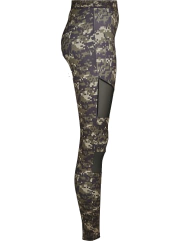 Urban Classics Leggings in wood digital camo