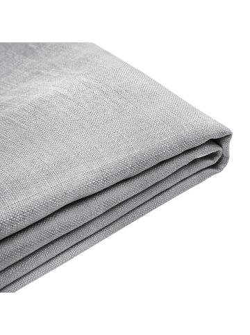 Beliani Bettrahmenbezug FITOU in Grau - (W) 130 x (H) 75 x (L) 214 cm