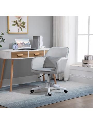 Vinsetto Massage Bürostuhl-57B x 70T x 78-86H cm-Grau