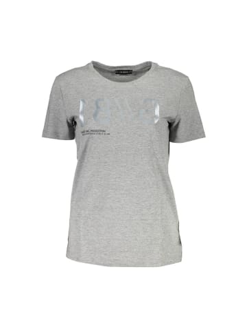 Guess Jeans Graues Baumwoll-T-Shirt